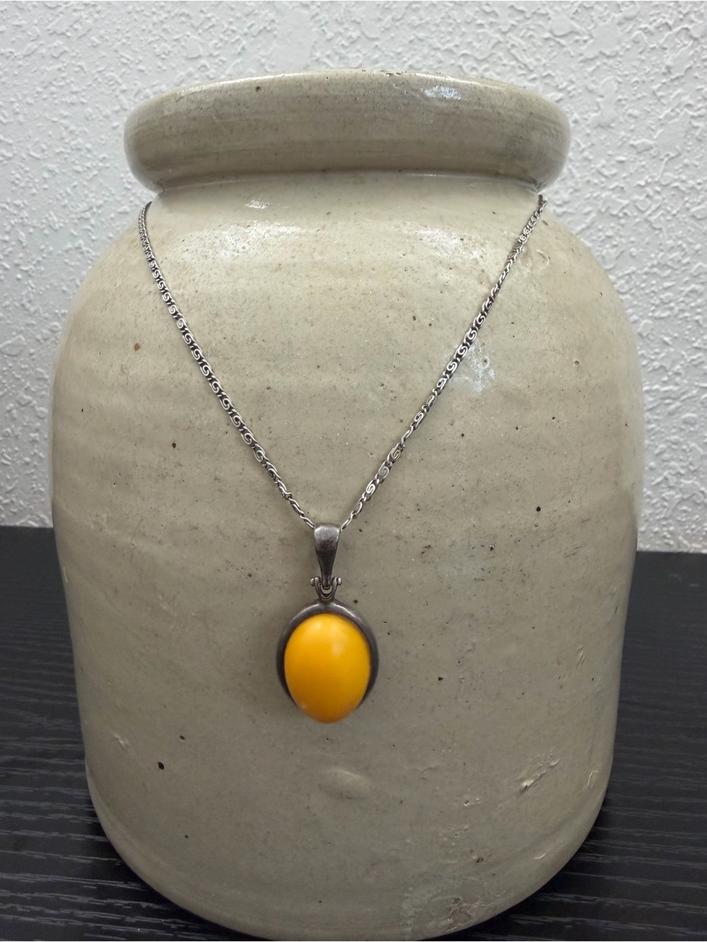 Vintage Australian Amber Style Pendant